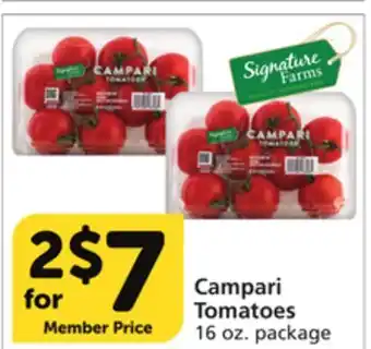 Albertsons Campari tomatoes offer