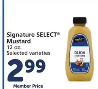 Albertsons Signature select mustard offer