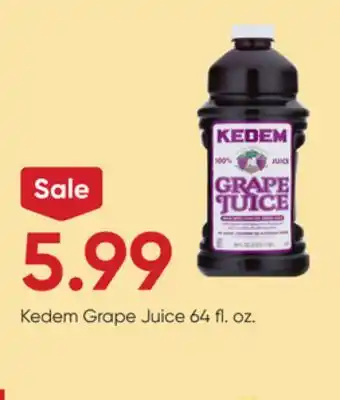 Stater Bros Kedem grape juice offer