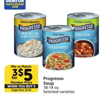 Albertsons Progresso soup offer