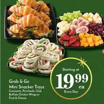 Pavilions Grab & go mini snacker trays offer