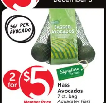 Vons Hass avocados offer