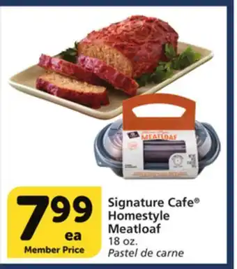 Vons Signature cafe homestyle meatloaf offer