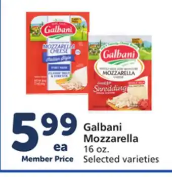 Vons Galbani mozzarella offer