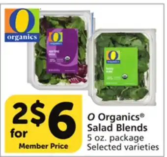 Vons O organics salad blends offer
