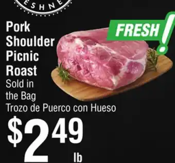 Smart & Final Pork shoulder picnic roast offer