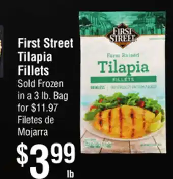 Smart & Final First street tilapia fillets offer