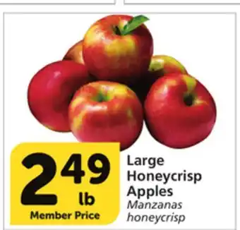 Vons Large honeycrisp apples offer