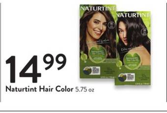 Fresh Thyme Naturtint hair color offer