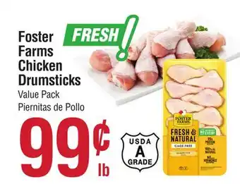 Smart & Final Foster farms chicken drumsticks offer