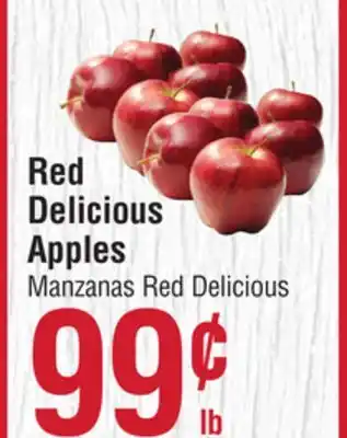 Smart & Final Red delicious apples offer