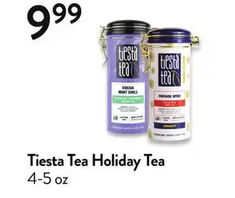Fresh Thyme Tiesta tea holiday tea offer