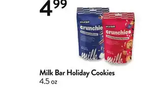 Fresh Thyme Milk bar holiday cookies offer