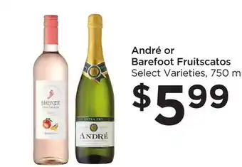 Food 4 Less André or barefoot fruitscatos offer