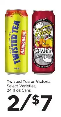 Food 4 Less Twisted tea or victoria offer