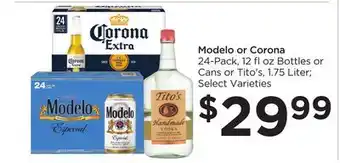 Food 4 Less Modelo or corona offer