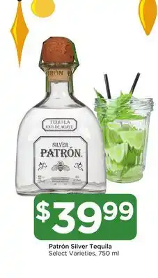 Food 4 Less Patrón silver tequila offer