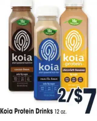 Jewel-Osco Koia protein drinks offer