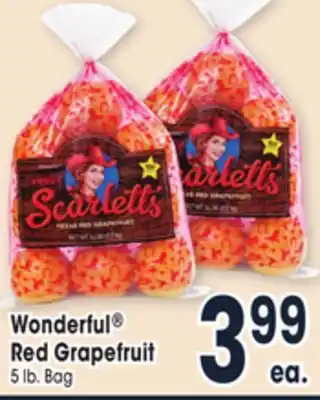 Jewel-Osco Wonderful red grapefruit offer