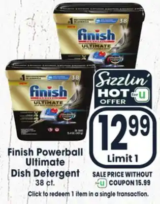 Jewel-Osco Finish powerball ultimate dish detergent offer