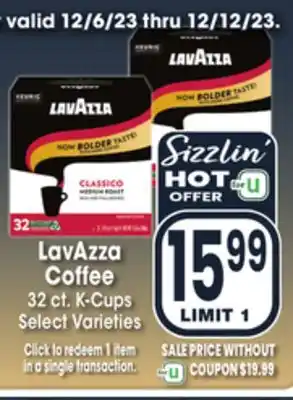Jewel-Osco Lavazza coffee offer