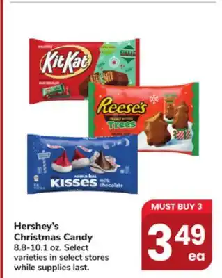 Jewel-Osco Hershey's christmas candy offer