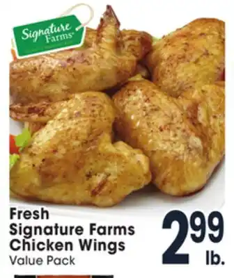 Jewel-Osco Signature farms chicken wings offer