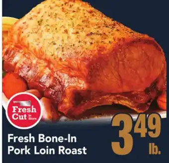 Jewel-Osco Fresh bone - in pork loin roast offer