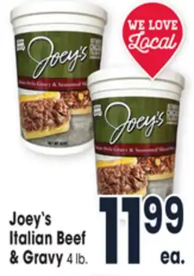 Jewel-Osco Joey's italian beef offer