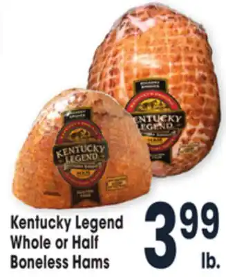 Jewel-Osco Kentucky legend whole or half boneless hams offer