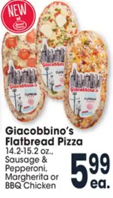 Jewel-Osco Giacobbino's flatbread pizza offer