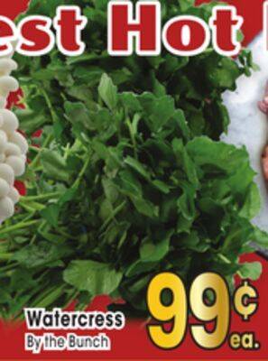 Jewel-Osco Watercress by the bunch offer