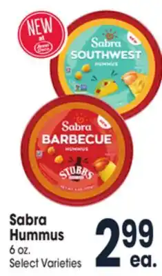 Jewel-Osco Sabra hummus offer