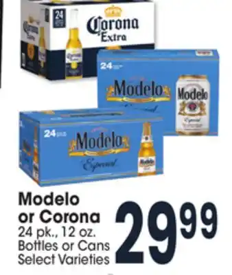 Jewel-Osco Modelo or corona offer