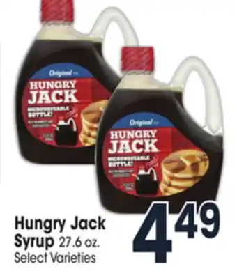 Jewel-Osco Hungry jack syrup offer