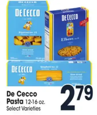 Jewel-Osco De cecco pasta offer