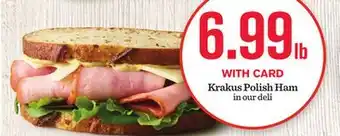Mariano's Krakus polish ham offer