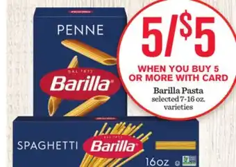 Mariano's Barilla pasta offer