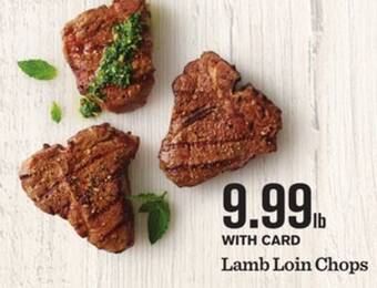 Mariano's Lamb loin chops offer