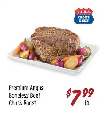 Sprouts Farmers Market Premium angus boneless beef chuck roast offer