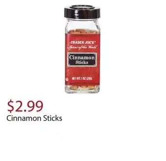 Trader Joe's Cinnamon sticks offer