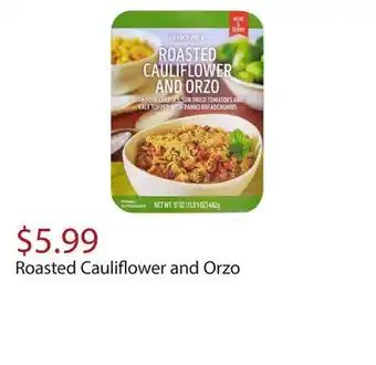 Trader Joe's Roasted cauliflower and orzo offer