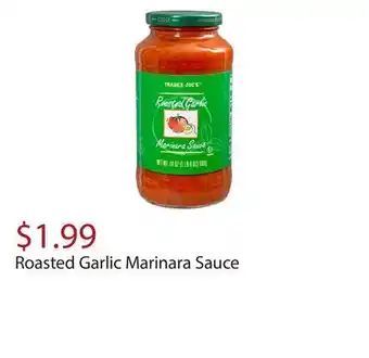 Trader Joe's Roasted garlic marinara sauce offer
