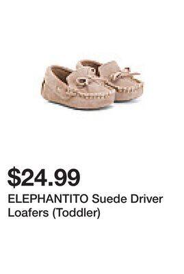 Marshalls Elephantito suede driver loafers (toddler) offer