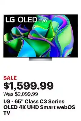 Lg - 65 class c3 series oled 4k uhd smart webos tv