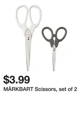 Ikea Märkbart scissors, set of 2 offer