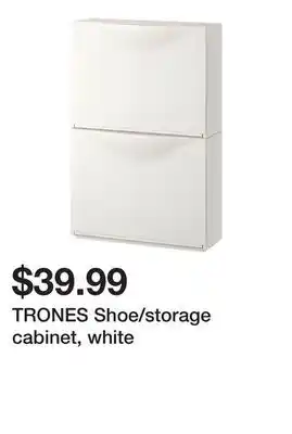 Ikea Trones shoe/storage cabinet, white offer