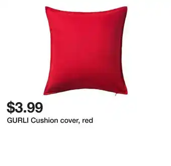 Ikea Gurli cushion cover, red offer