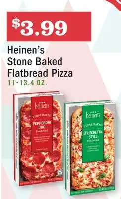 Heinen's Heinen's stone baked flatbread pizza offer