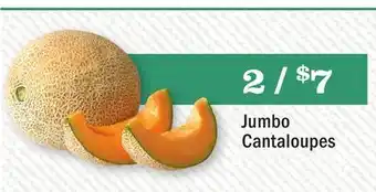 Heinen's Jumbo cantaloupes offer